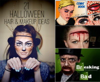21 Easy Hair And Makeup Ideas For Halloween