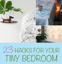 23 Hacks For Your Tiny Bedroom