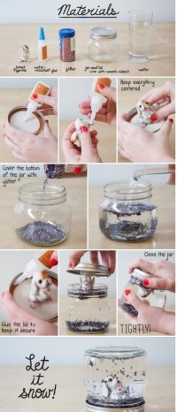 How to make crystal water ball from the jar.