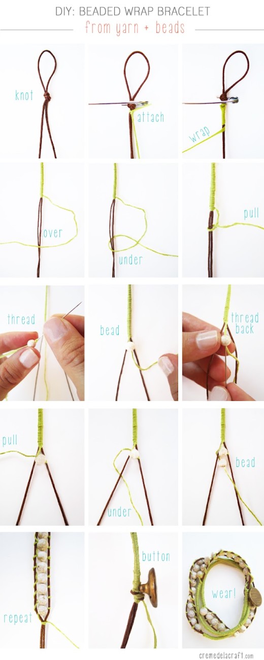 DIY: Beaded Wrap Bracelet