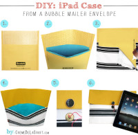 DIY: iPad Case From A Bubble Mailer Envelope