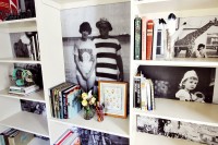 Family Photo Bookshelf Project – A Beautiful Mess