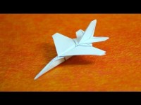 ▶ How to make an F16 Jet Fighter Paper Plane (Tadashi Mori) – YouTube