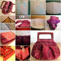 How To Make Cute Fashionable Handbag step by step DIY tutorial instructions | How To Instructions