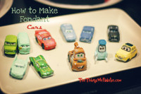 How to make Fondant (Disney-Pixar) Cars for your Cake or Cupcakes