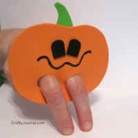 Jack O Lantern Finger Puppet