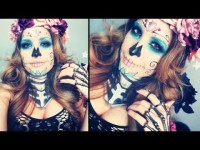 Sugar Skull Makeup Tutorial for Halloween