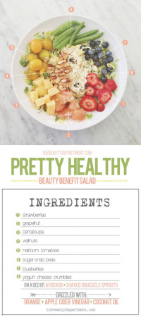 Beauty Benefit Salad. The Beauty Department: Your Daily Dose of Pretty.