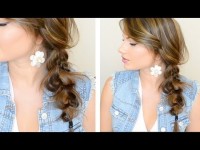 ▶ The Messy Side Braid – YouTube