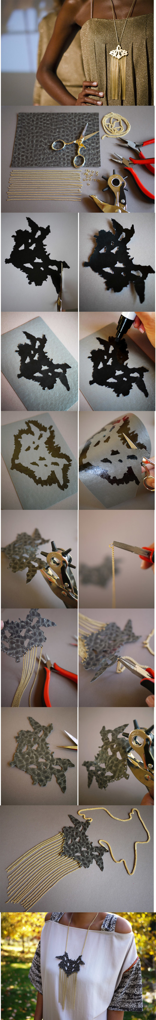 Babi Rorschach Necklace | DIY