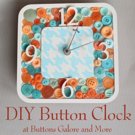 DIY Button Clock