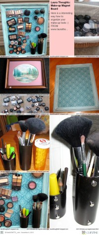 DIY – Make-up Magnet Board