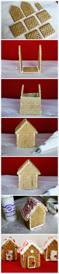 How To Make Graham Cracker Gingerbread Houses