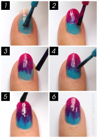 Tie Dye Nails by Deborah Lippmann! | FashionisGreat