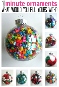 1 Minute Christmas Ornaments