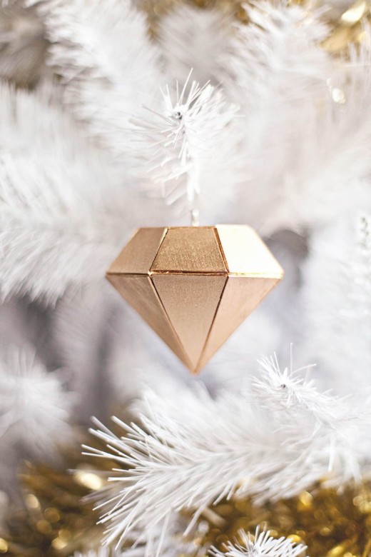 Balsa Wood Diamond Ornament – A Beautiful Mess
