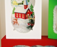 DIY Cute Vintage Christmas Card Boxes