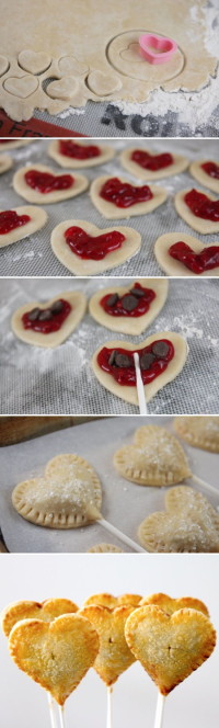 DIY Heart Pie Pops