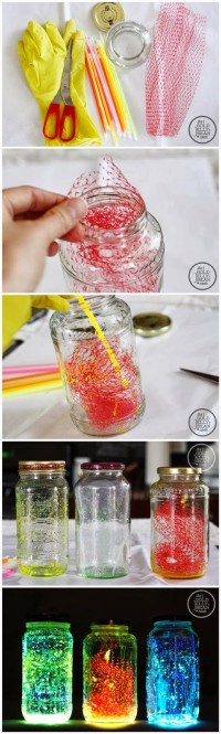 How To Make Glow Jars | DIY
