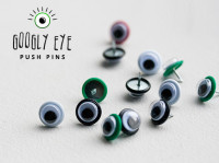 DIY googly eye push pins