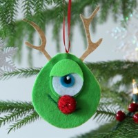Mike Wazowski Rudolph Nose Ornament | Crafts | Spoonful