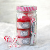Peppermint Pampering Gifts In Jars For Homemade Christmas Gifts