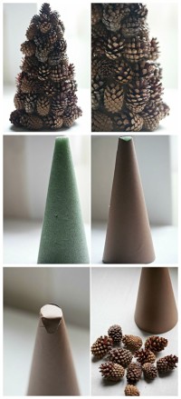 Christmas Ornaments – pine cone tree