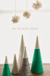 DIY Woolen Trees
