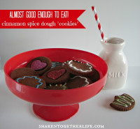 cinnamon spice dough cookies {non-edible & calorie free!} | Valentines Day Ideas