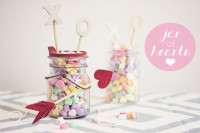 DIY: Candy Heart Jars | Valentines Day Ideas