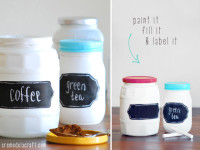 DIY: Chalkboard Label Jars