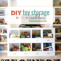 diy toy storage cubbies | the handmade home