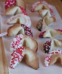 Fortune Cookies with message inside | Valentines Day Ideas