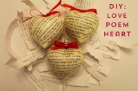 Linen, Lace, & Love: DIY: Love Poem Hearts