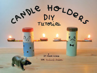 Make Your Own Folksy Tea Light Candle Holders | Handmade Charlotte