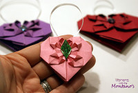 You have my heart – DIY Origami Hearts – attach them to anything