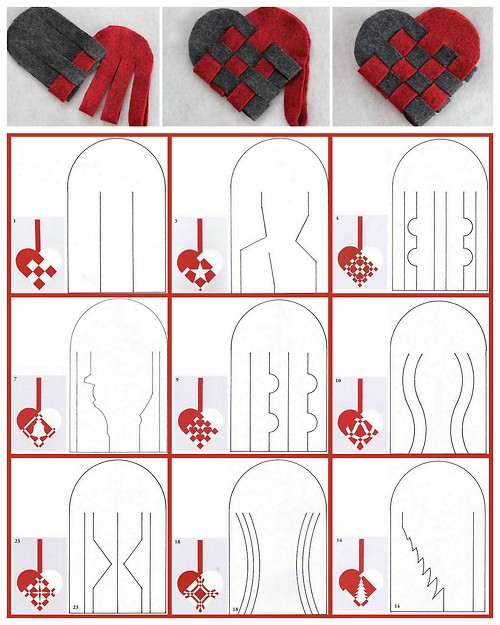 DIY Woven Heart Printables Chatbreak DIY Crafts