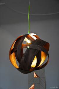 Veneer Pendant Lamp | Funkytime | DIY Home Decor