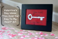 “You Hold the Key to My Heart” art! | Valentines Day Ideas