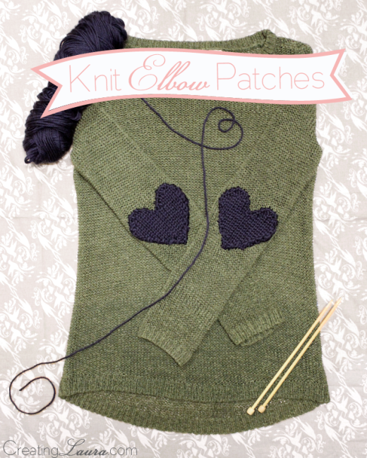 Elbow Patch Knitting Pattern | Creating Laura