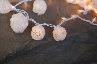 Holiday Decor DIY –  Lace Twinkle Lights | From Free People Blog