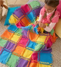 Alex Toys Fleece Knot-a-Quilt Kit | Sewing & Knitting