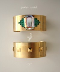 LIFE IN MOD: diy | jeweled + studded cuffs