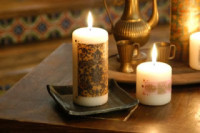 Cathie Filian: Make it: Tissue Transfered Candles