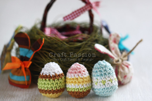 Crochet | Pattern | Mini Easter Eggs | Free Pattern & Tutorial