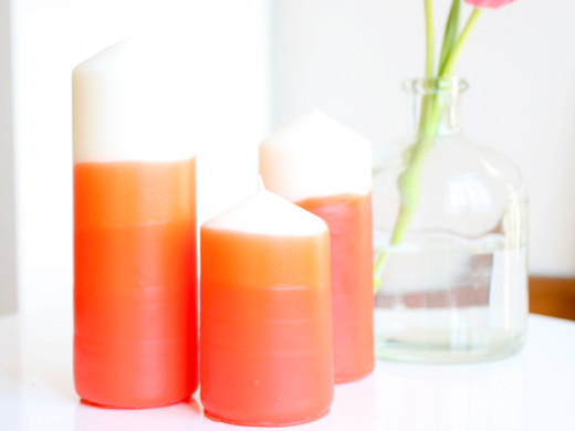 DIY Mother’s Day Gift: Ombre Dipped Candles – Momtastic