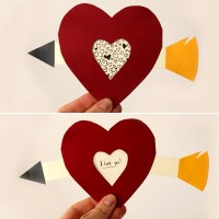 DIY Pull Tab Valentine’s Day Card