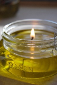 How to Make Olive Oil Candles