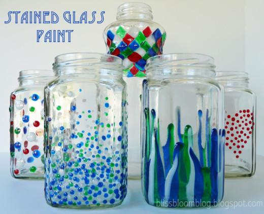 DIY Painted Stained Glass