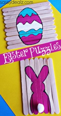 Popsicle Stick Easter Puzzles for Kids – Sassy Dealz